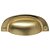 Puxador Concha Vivaro 222 - Dourado Fosco - 64MM - Imagem 3