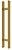 Puxador Duplo DF 926-Inox 304 - Gold - 60 cm - Imagem 2