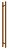 Puxador Duplo DF 926-Inox 304 - Red Gold - 1,2m - Imagem 2