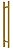 Puxador Duplo DF 926-Inox 304 - Gold - 1m - Imagem 2