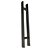 Puxador Duplo DF 926-Inox 202 - Fumê - 80 cm - Imagem 1