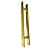 Puxador Duplo DF 926-Inox 202 - Dourado - 60 cm - Imagem 1