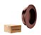 Puxador IL 127 - Corten - 42MM - Kit 10 Peças - Imagem 1