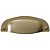 Puxador Concha Vivaro 115 - Dourado Fosco - 64MM - Imagem 2