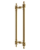 Puxador Duplo DF 919 - Dourado Matte - 60 cm - Imagem 1