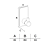 Cabide - Delia - Inox Black - Auto Colante - 40x80mm - Imagem 3