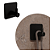 Cabide - Delia - Inox Black - Auto Colante - 45x45mm - Imagem 1