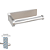 Papeleira - Delia - Inox - Auto Colante - Imagem 4