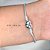 Pulseira Life Fecho Coração Liso - 17 cm - Imagem 1