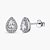 Brinco Gota Cravejado em Zircônia Diamante em Prata 925 - Imagem 1