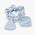 Scrunchie com Laço Listrado em Azul e Branco - Imagem 1