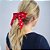 Scrunchie com Laço Vermelho com Bolinhas Brancas - Imagem 3