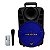 Caixa De Som Portátil Amplificada 2000W PMPO Bluetooth Rádio FM Microfone Karaokê - Imagem 2