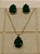 Conjunto  gota 10x14 em vidro lapidado - Imagem 5