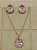 Conjunto  gota 10x14 em vidro lapidado - Imagem 4