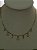 Choker com pedra cristal no bruto - Imagem 1