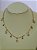 Choker corrente elo com gotas - Imagem 1
