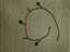 Pulseira corrente elo com gotas - Imagem 1