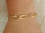Pulseira elo oval amassado - Imagem 1