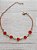 Pulseira vermelha com elo português - Imagem 1