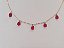 Choker gota vermelha - Imagem 1