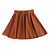 Saia Godê Feminina em Gabardine Italiano - Terracota - Imagem 2