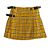 Kilt Masculina em Gabardine Italiano - Xadrez Amarelo e Preto - Imagem 1