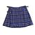 Kilt Masculina em Gabardine Italiano - Xadrez Azul e Branco - Imagem 1