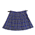 Kilt Masculina em Gabardine Italiano - Xadrez Azul e Branco - Imagem 3