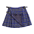 Kilt Masculina em Gabardine Italiano - Xadrez Azul e Branco - Imagem 2