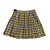 Kilt Feminina de Gabardine - Xadrez Amarelo Escuro - Imagem 3