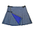 Kilt Masculina em Tecido Dupla Estampa  - Furta-cor - Azul - Imagem 2