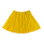 Minissaia Feminina em Gabardine Italiano - Amarela - Imagem 3