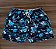 Short Praia Sergi Romero - Floral Azul c/ Preto - Imagem 2