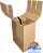 Caixa de Garrafas para 6 unidades com Colmeia. 31x 21x 41 cm- Ref.156 - Imagem 2