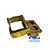 Caixa de Ovo Colher Dourado - Imagem 2