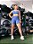 Shorts Crossfiteria Médio Azul - Imagem 1