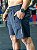 Bermuda Crossfiteria Preto/Laranja - Imagem 1