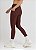 Legging Offop c/ Bolso - Marrom - Imagem 1