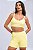 Shorts Offop Curto Amarelo - Imagem 1