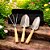 Kit Jardinagem 3 Peças em Aço Inox e Madeira - Imagem 1