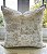 Almofada quadrada Toile de Jouy com sianinha 45cm x 45cm - Imagem 3