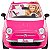 Boneca Barbie + Fiat GXR57 Mattel - Imagem 2