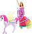 Boneca Barbie Dreamtopia Princesa E Carruagem GJK53 Mattel - Imagem 1