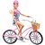 Boneca Barbie E Bicicleta FTV96 Mattel - Imagem 1