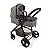 Carrinho De Bebe Vip Cinza Mescla IMP01785 Voyage - Imagem 2