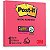 Bloco De Recado 76x76mm Rosa Poppy 90 Folhas Post-It - Imagem 1