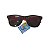 Óculos De Sol Infantil Quadrado Preto Com Laranja - Imagem 1