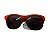 Óculos De Sol Infantil Redondo Preto Com Laranja - Imagem 1