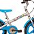 Bicicleta Infantil Rock Aro 16 Prata E Azul 10436 Verden - Imagem 3